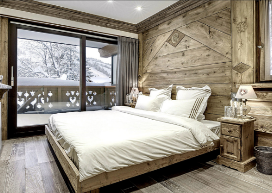 Image chalet intérieur chambre